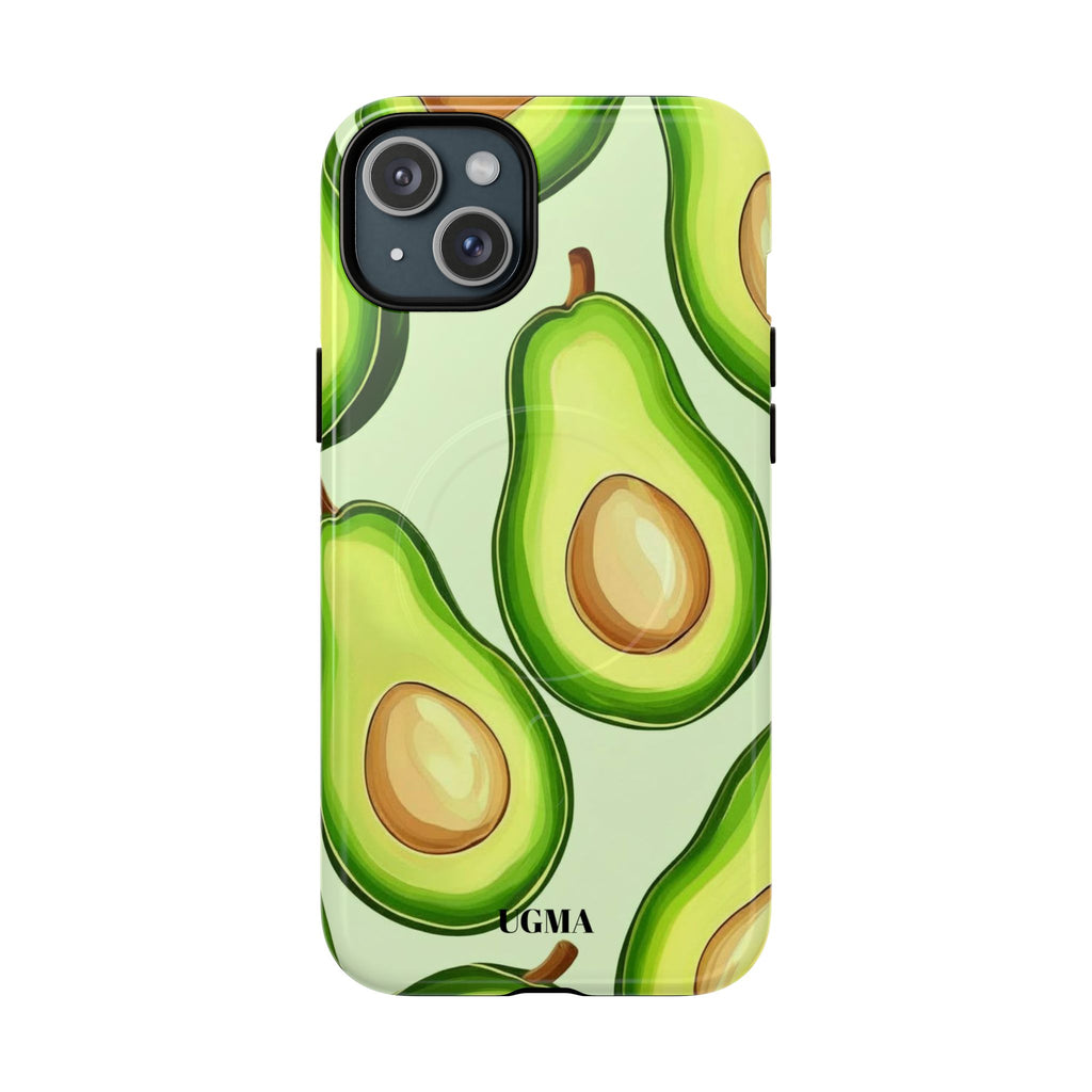 Avocado Pattern Phone Case — Tough Magnetic Protective Cover