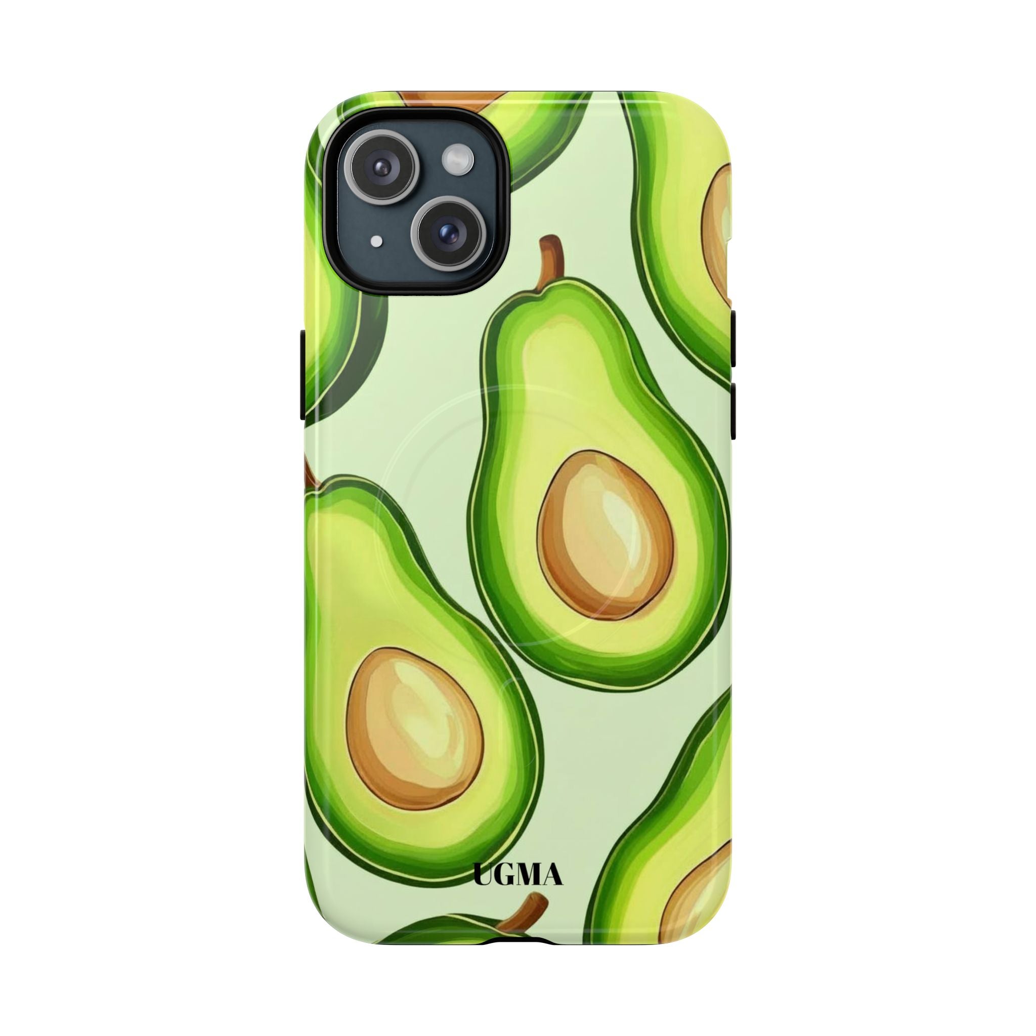 Avocado Pattern Phone Case — Tough Magnetic Protective Cover