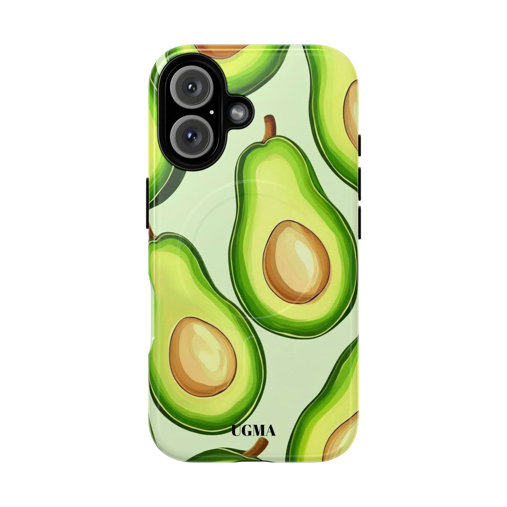 Avocado Pattern Phone Case — Tough Magnetic Protective Cover